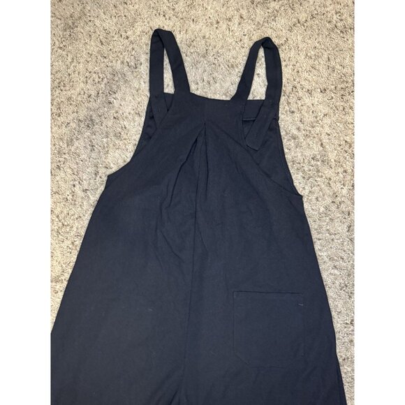 HALARA Black Overalls Adjustable Strap Teacher Casual Preppy Minion Lagenlook S - Picture 5 of 9